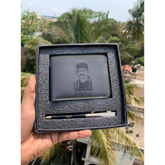 Sketch Wallet & Pen Combo