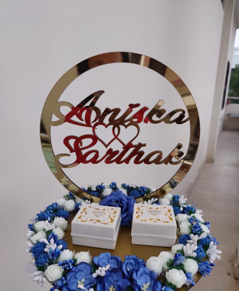 wedding items, Wedding Accessories, wedding, ring tray, ring platter, ring plate, ring ceremony, groom gift, engagement tray, engagement, earrings, dulha to be, customized platter, customised platter, bride to be, bride gift