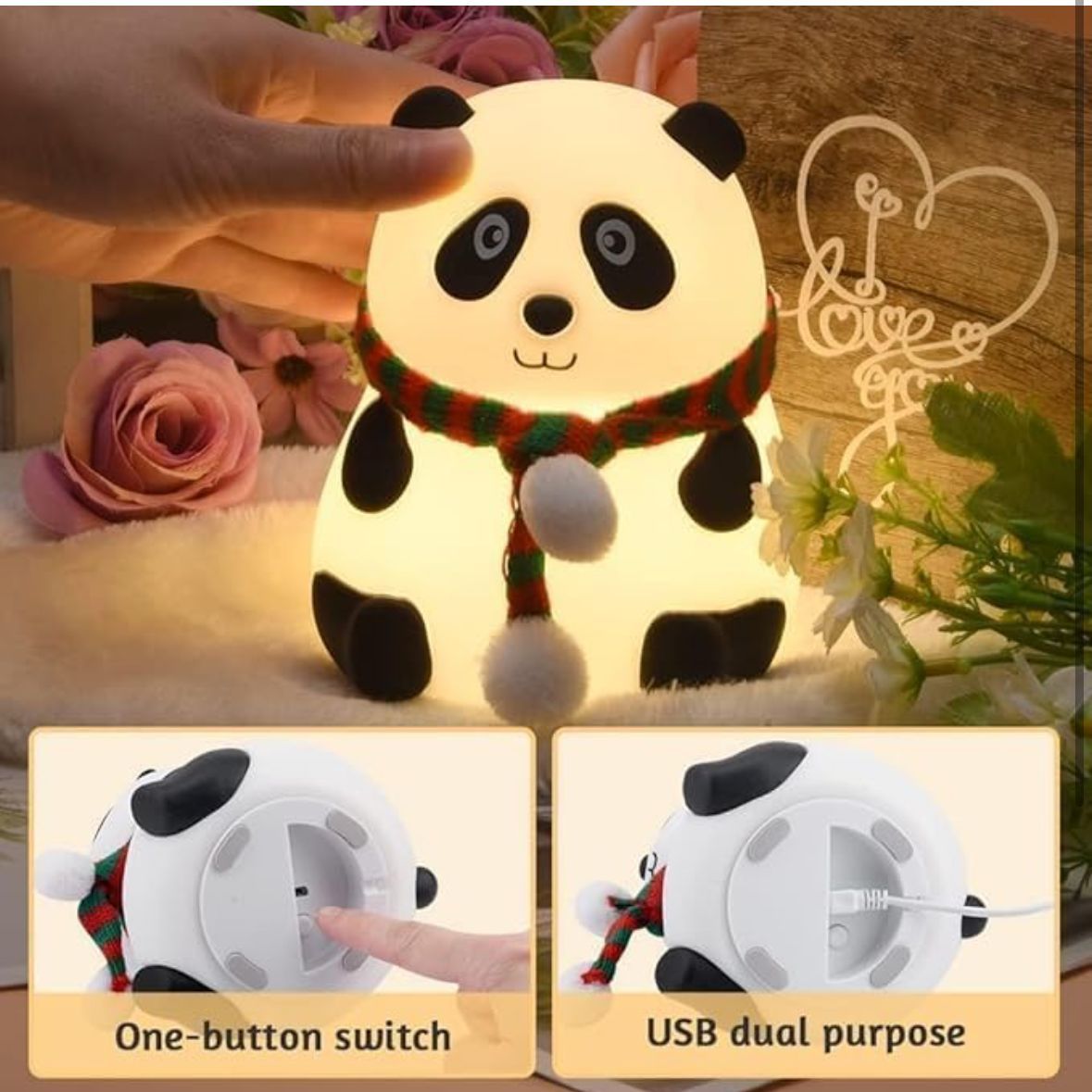 toy, return gifts, panda lover, panda love, panda bear, panda, ight, led lamp, lamp, kids toy, kids gifting, kids, kid gifts, gifts for kids, decor, bear, baby toy, baby gift