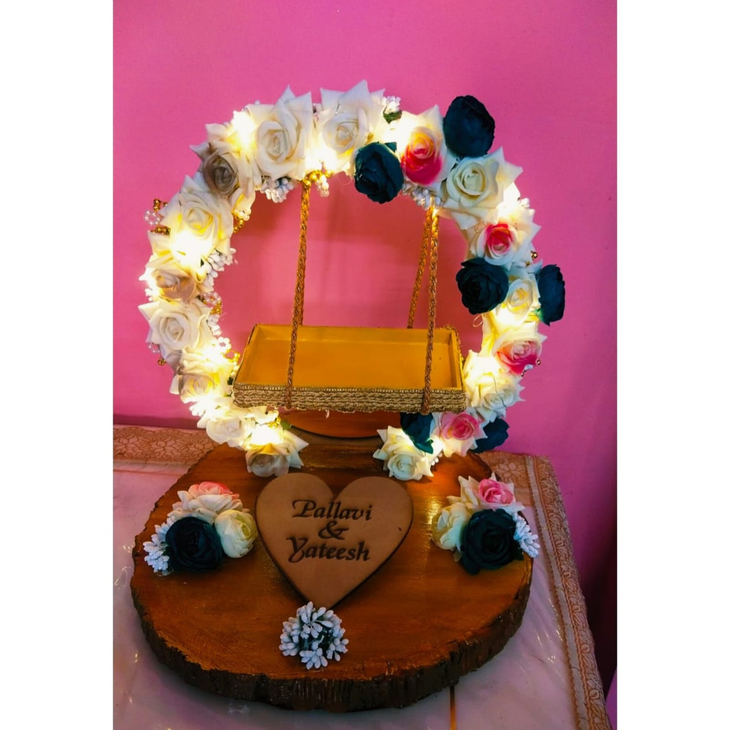 wedding items, Wedding Accessories, wedding, ring tray, ring platter, ring plate, ring ceremony, groom gift, engagement tray, engagement, earrings, dulha to be, customized platter, customised platter, bride to be, bride gift
