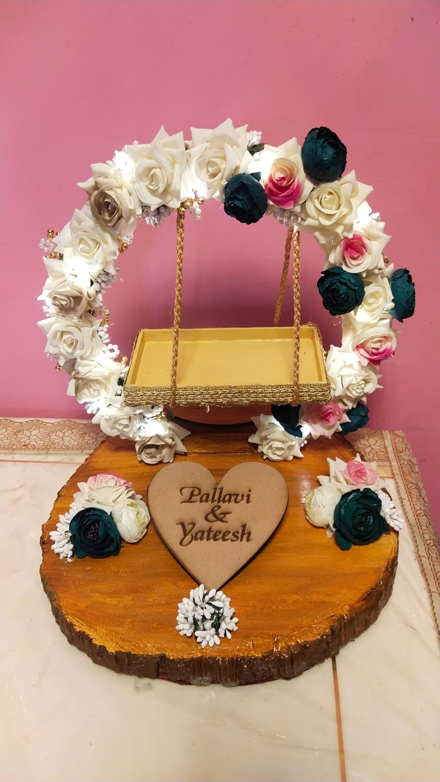 wedding items, Wedding Accessories, wedding, ring tray, ring platter, ring plate, ring ceremony, groom gift, engagement tray, engagement, earrings, dulha to be, customized platter, customised platter, bride to be, bride gift