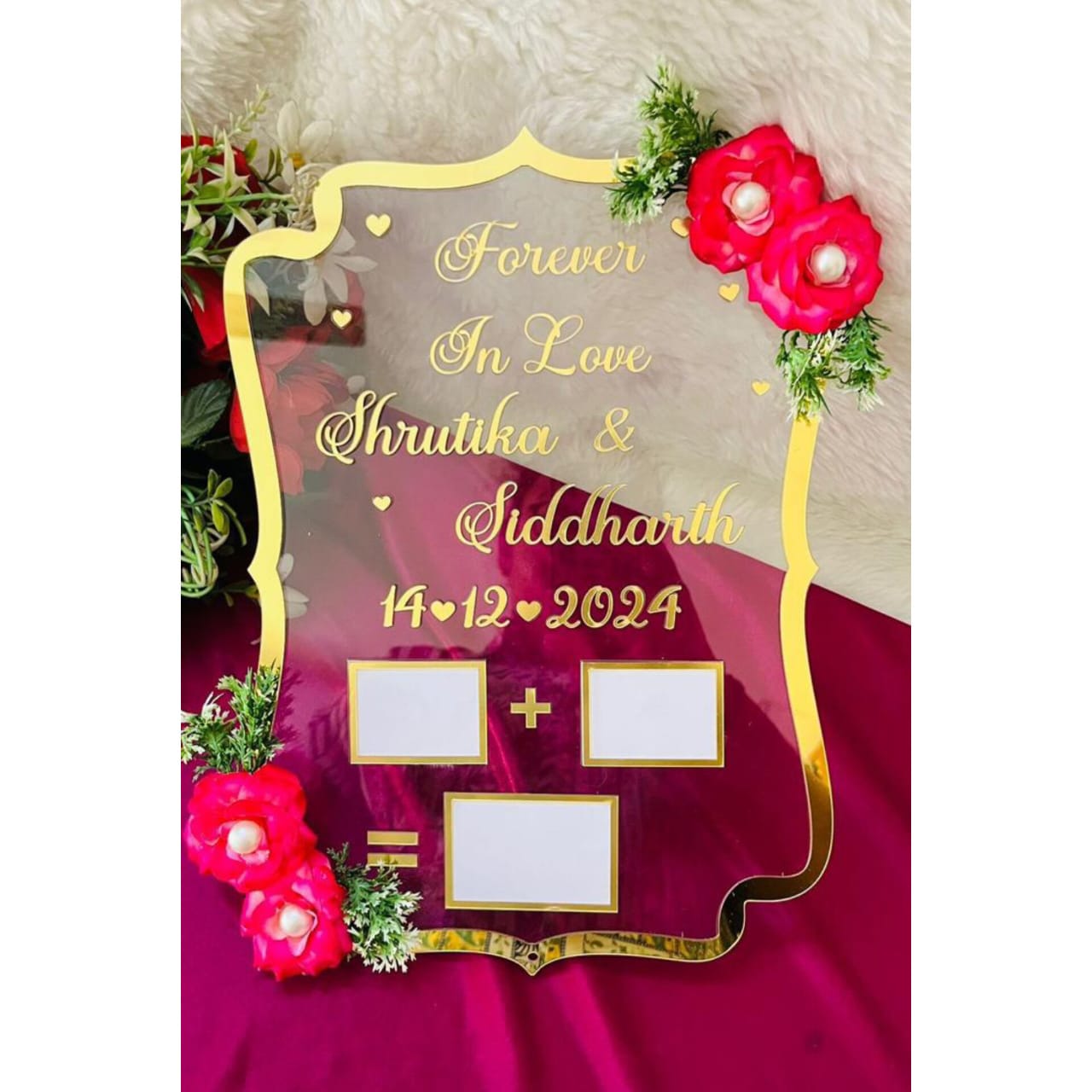 wedding items, Wedding Accessories, wedding, nikah frame, groom gift, Frames, engagement, dulha to be, couple gifts, bride to be, bride gift, binding frames, anniversary gifts, acrylic frame