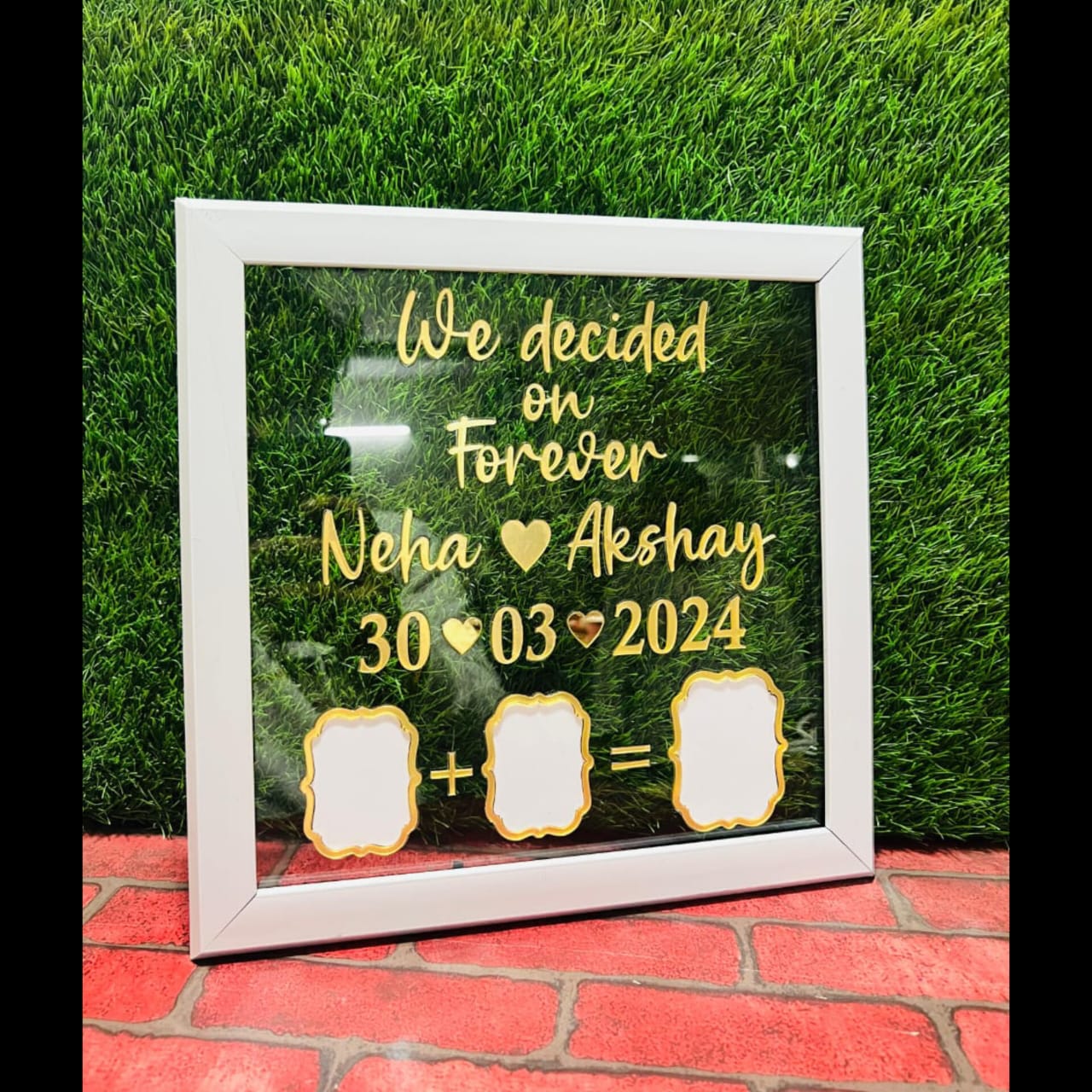 wedding items, Wedding Accessories, wedding, nikah frame, groom gift, Frames, engagement, dulha to be, couple gifts, bride to be, bride gift, binding frames, anniversary gifts, acrylic frame