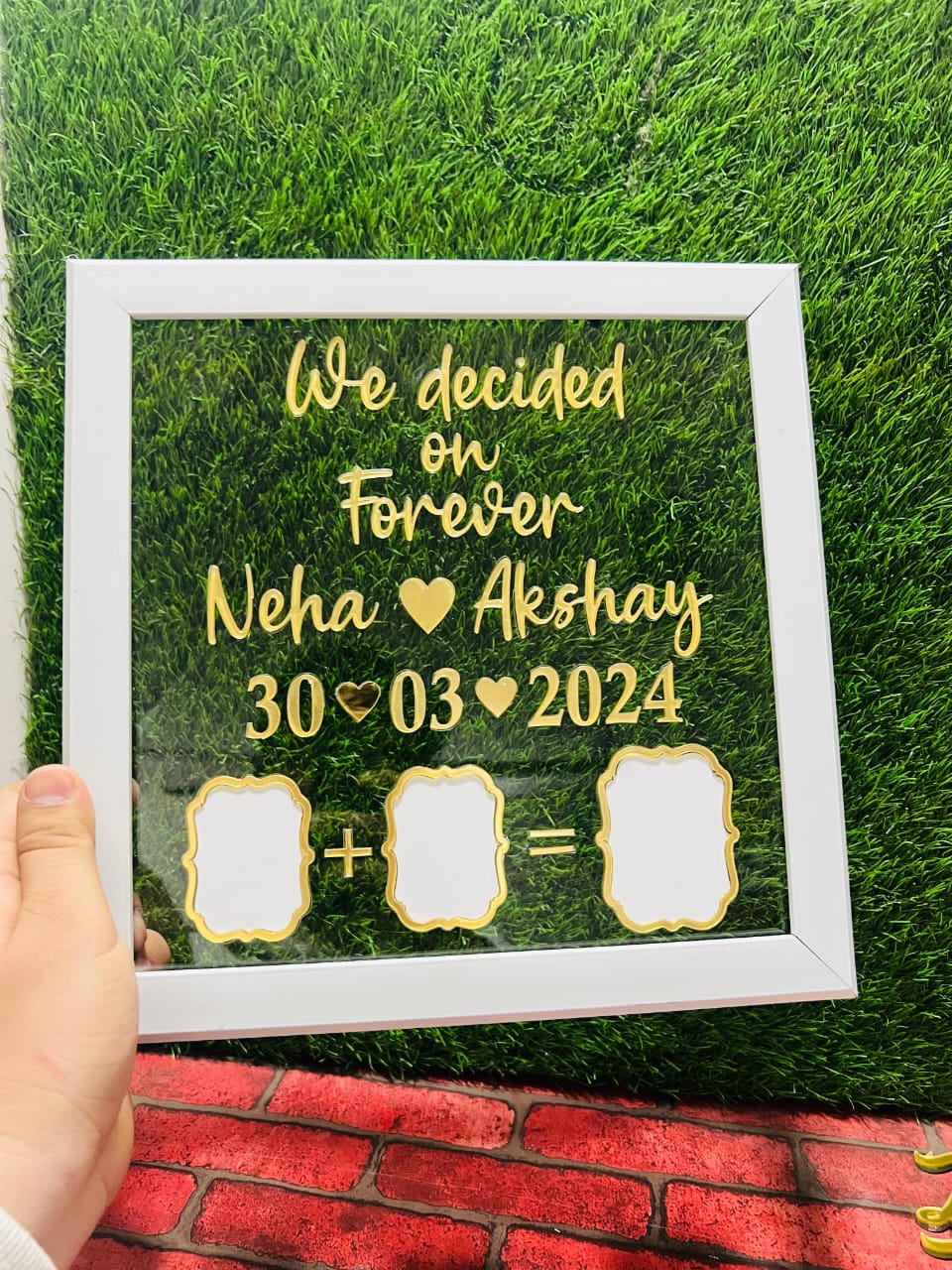 wedding items, Wedding Accessories, wedding, nikah frame, groom gift, Frames, engagement, dulha to be, couple gifts, bride to be, bride gift, binding frames, anniversary gifts, acrylic frame