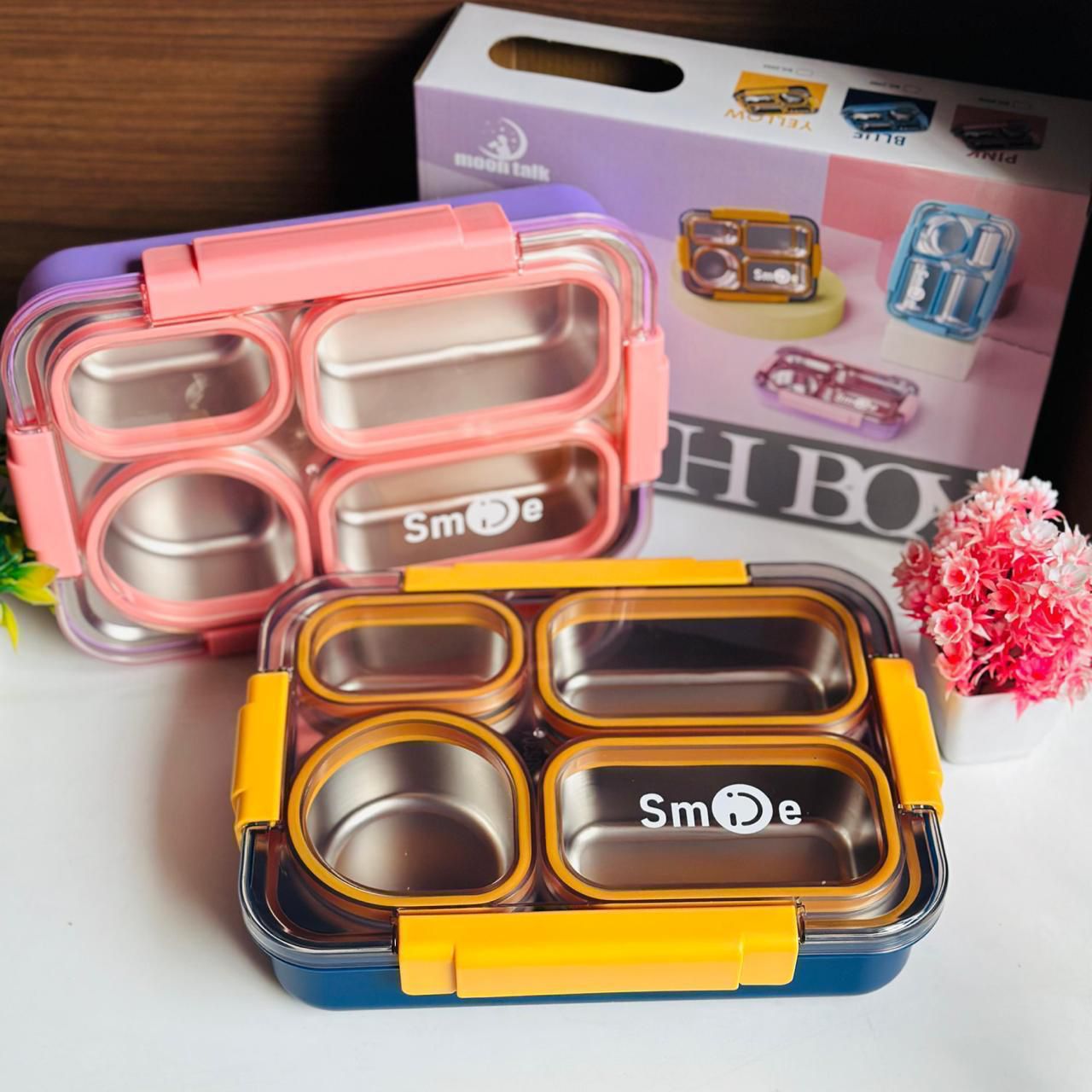 Bento 4 Grid Lunch Box 1.0