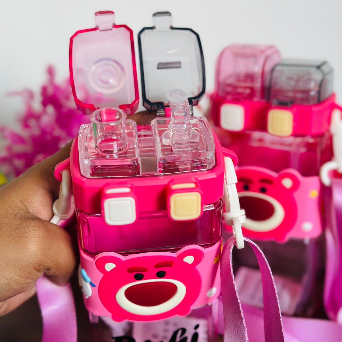 Dual Cap BPA Free Sipper Bottle