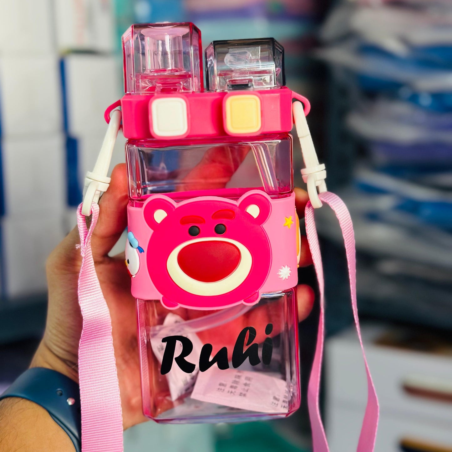 Dual Cap BPA Free Sipper Bottle