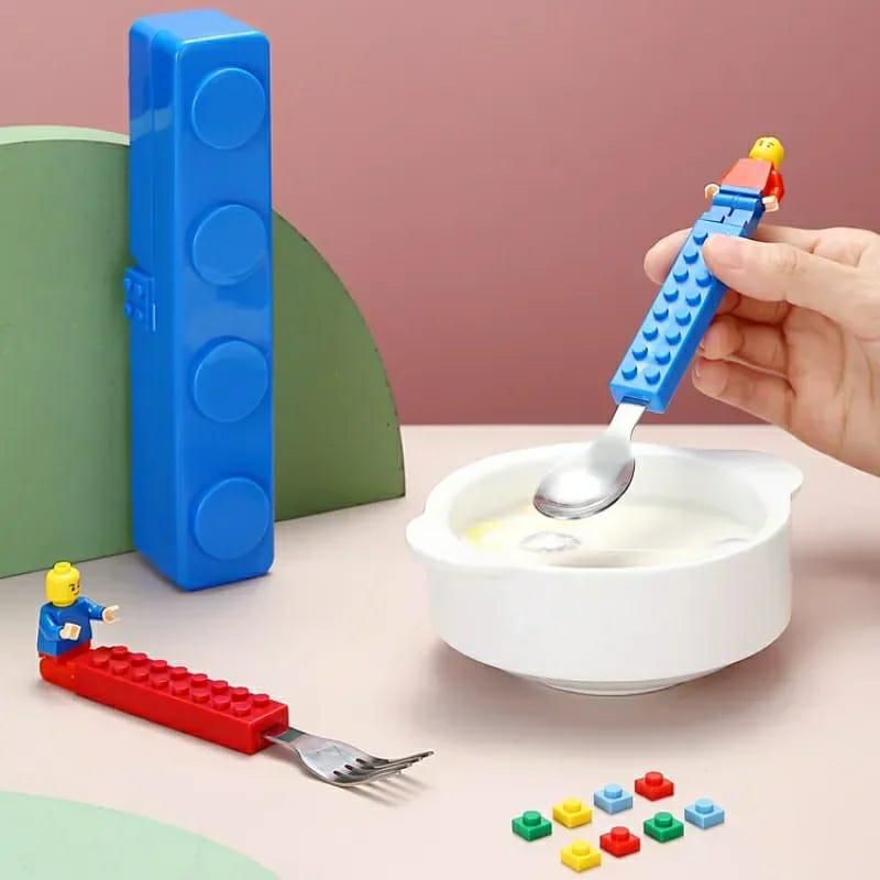 Lego Stainless Steel Cutlery Set