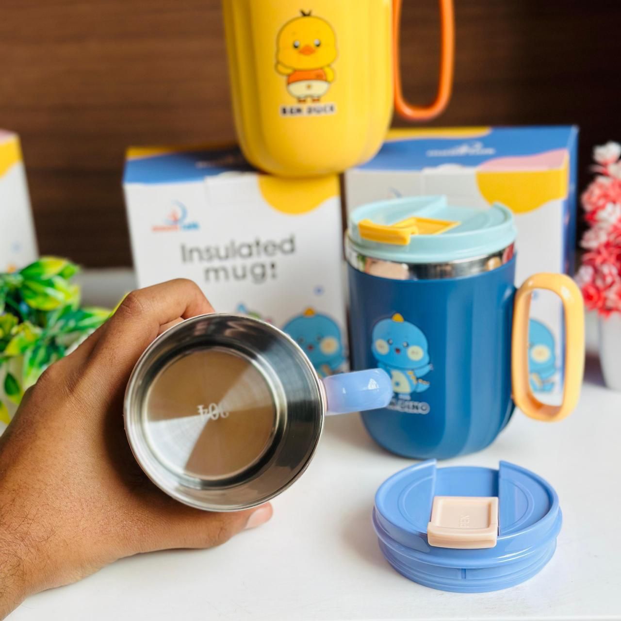 Stainless Steel Mug With Lid