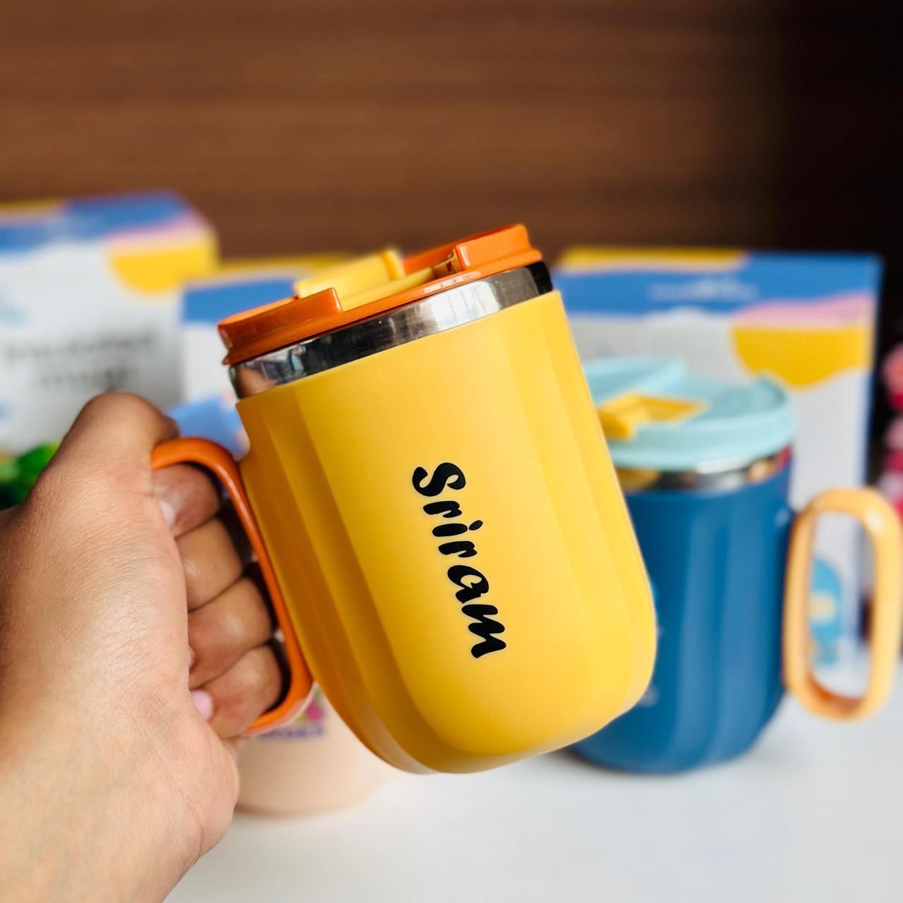 Stainless Steel Mug With Lid