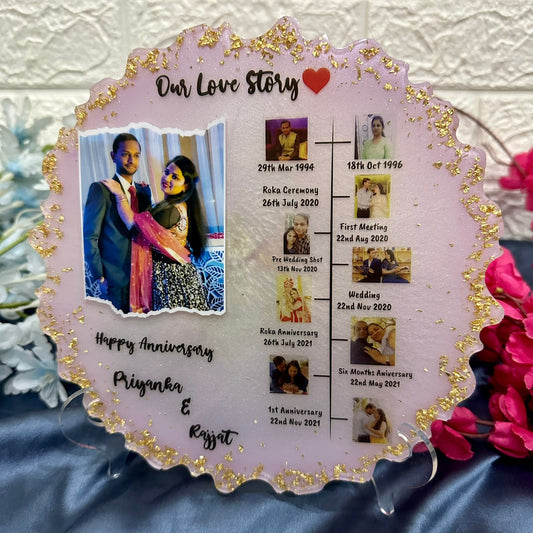 Our Love Story Resin Tabletop