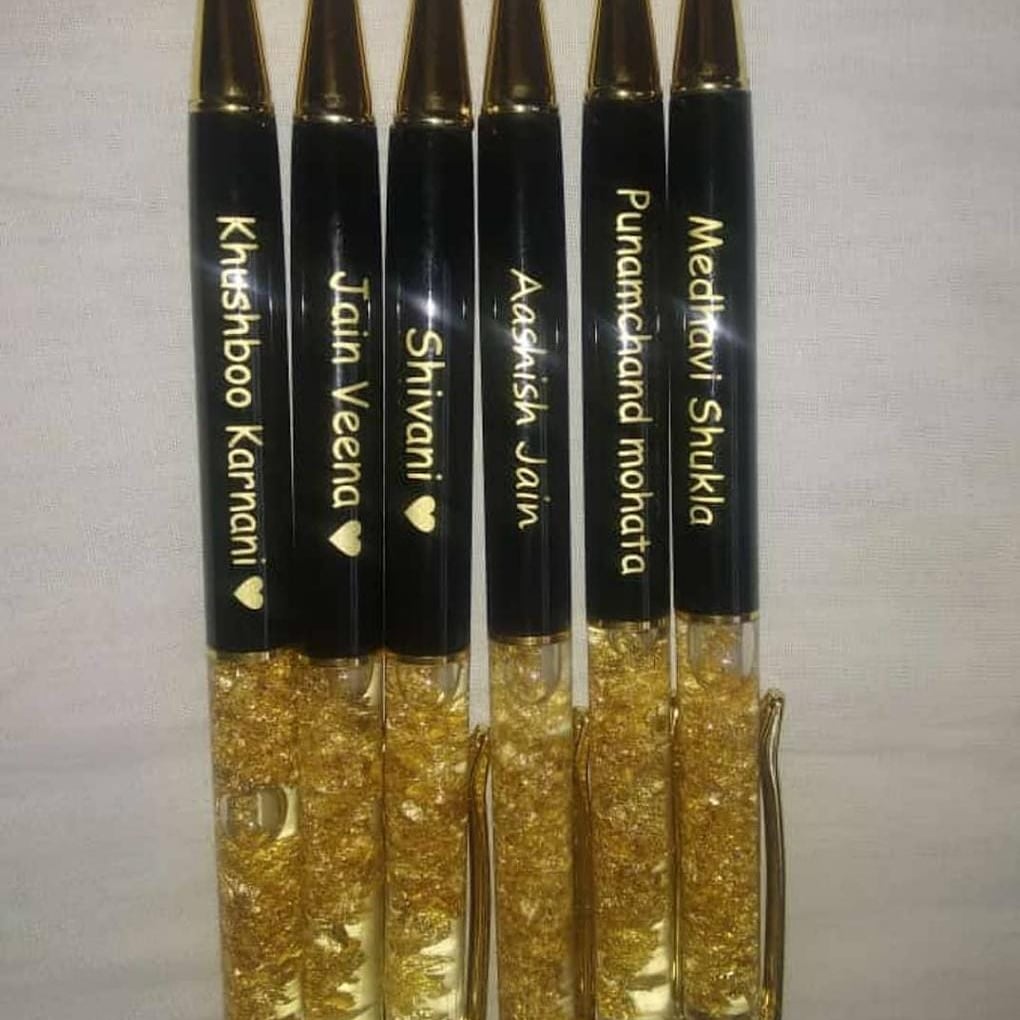 Gold Flake Pen