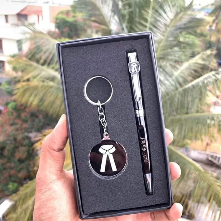 Designation Pen Keychain Set: CA, Doctor & Advocate