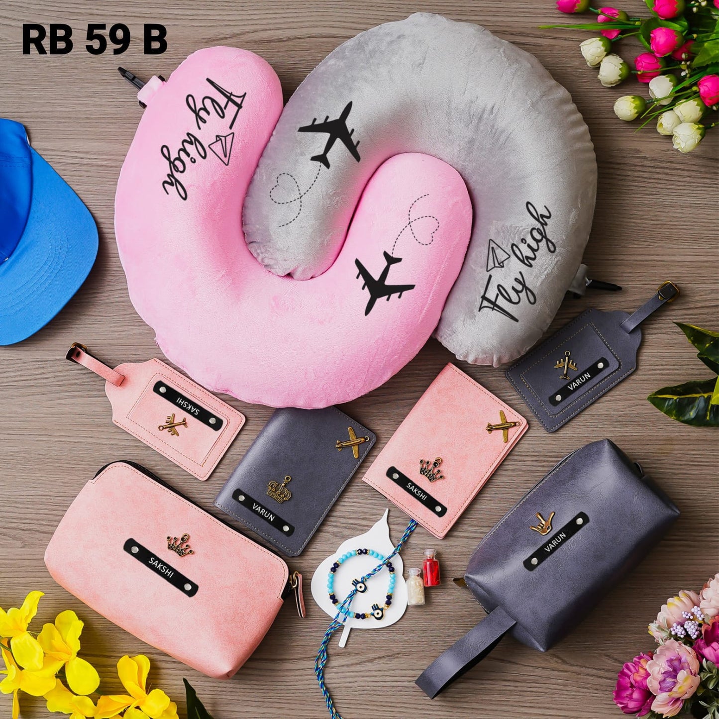 Rakhi Combo RB59 A/B (V) - Premium Couple Travel Combo
