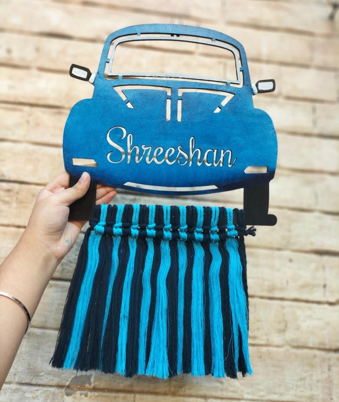 Laser Cut Kid's Nameplate