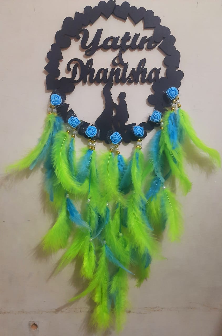 Custom Feather Hanging