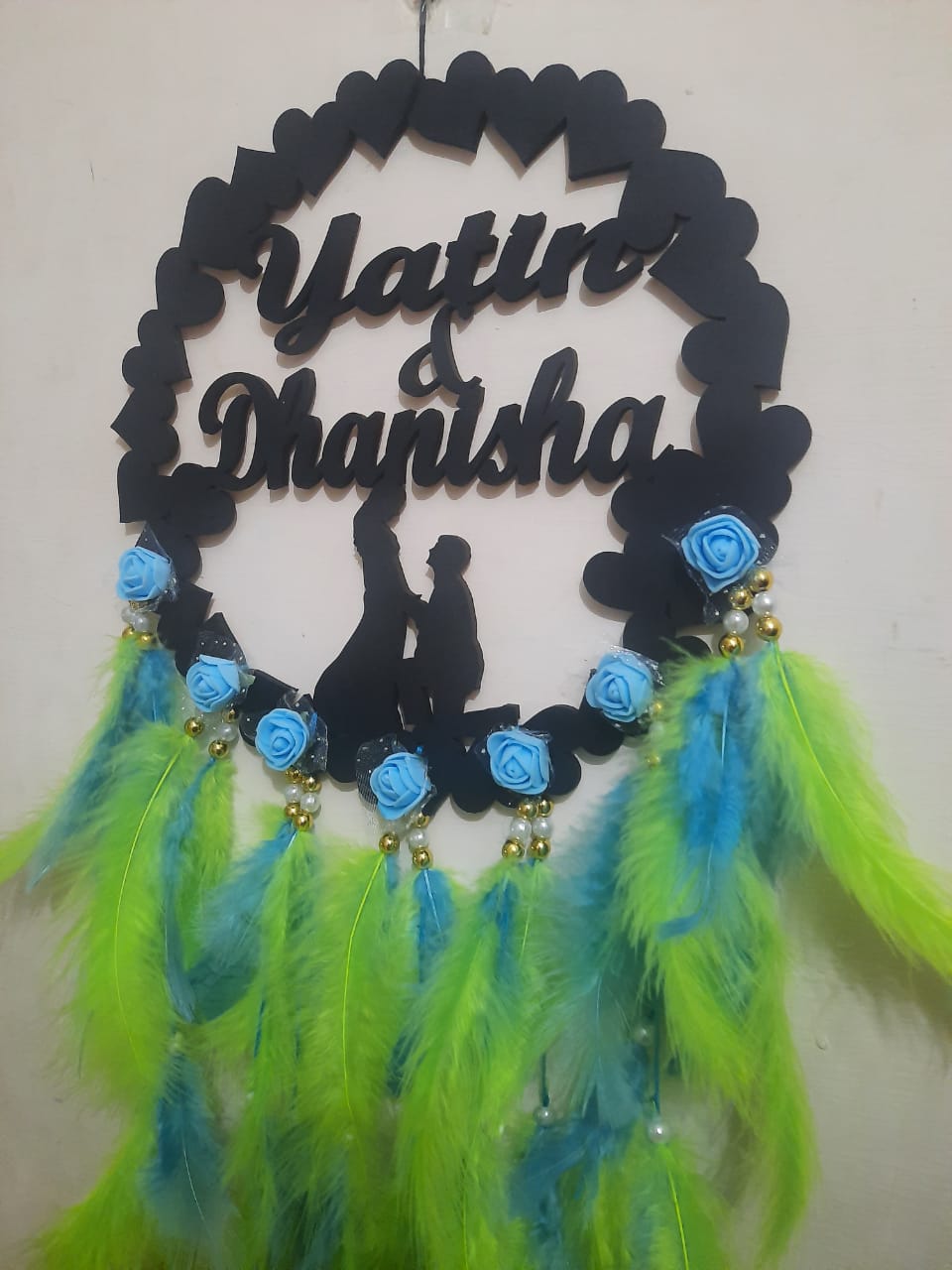 Custom Feather Hanging