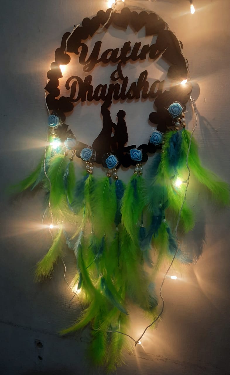 Custom Feather Hanging