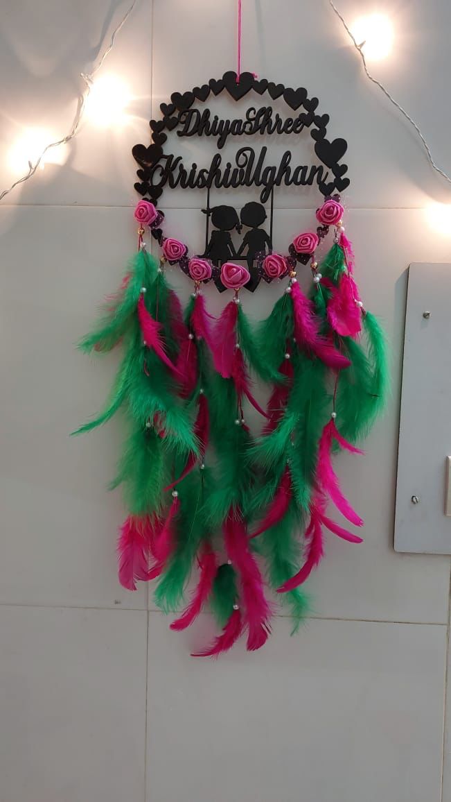 Custom Feather Hanging