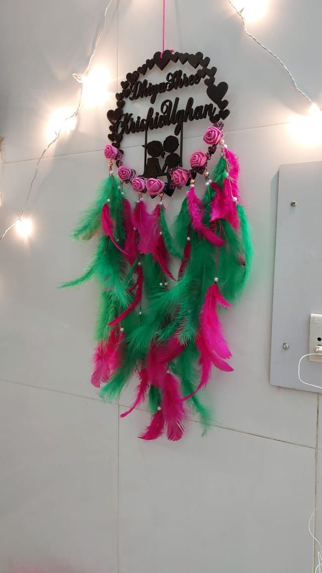 Custom Feather Hanging
