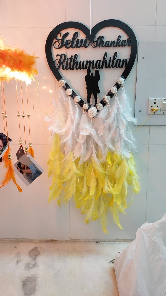 Custom Feather Hanging