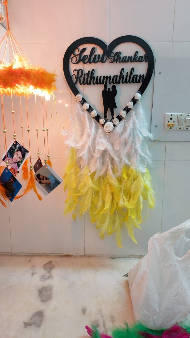 Custom Feather Hanging