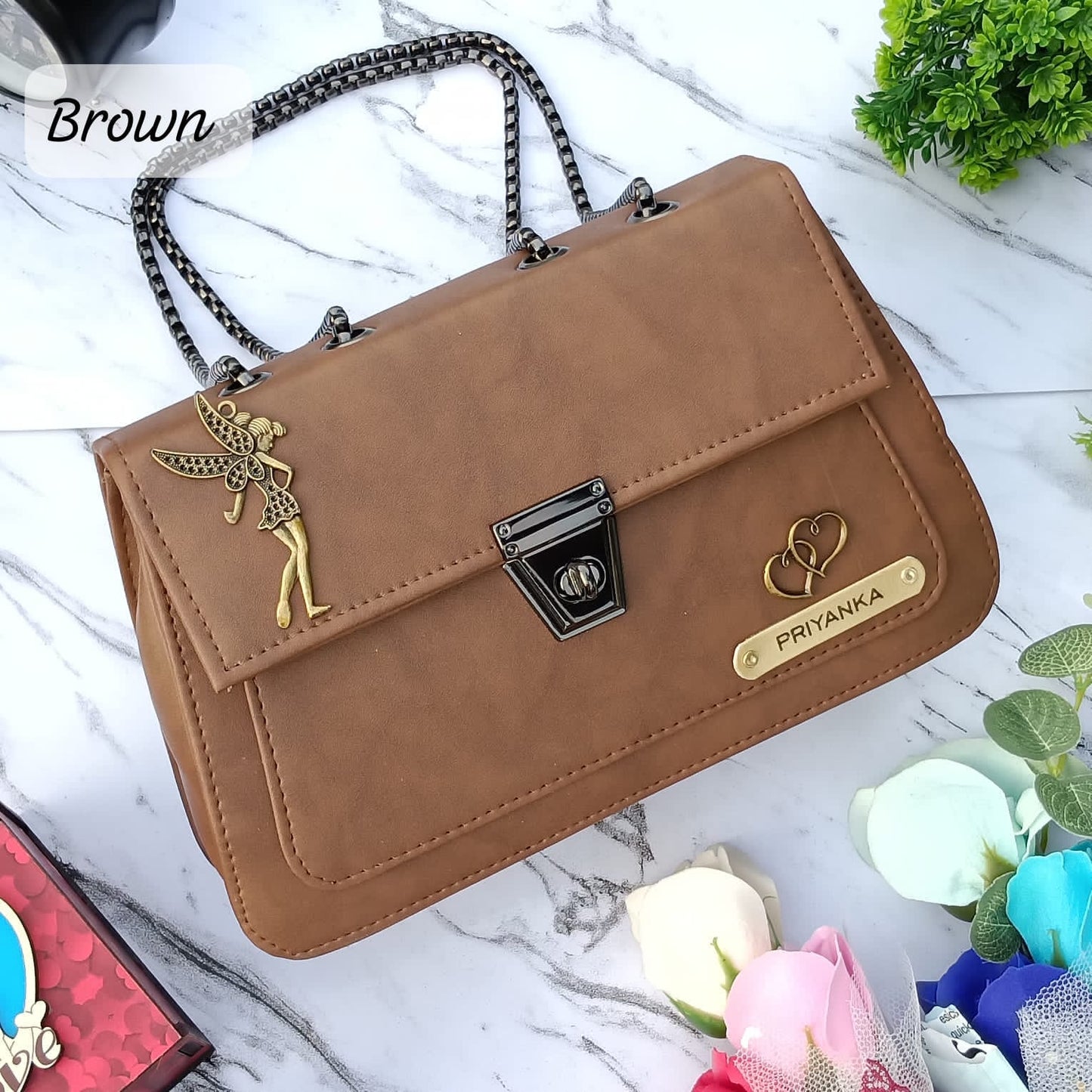 High Quality Imported Leather Sling Bag