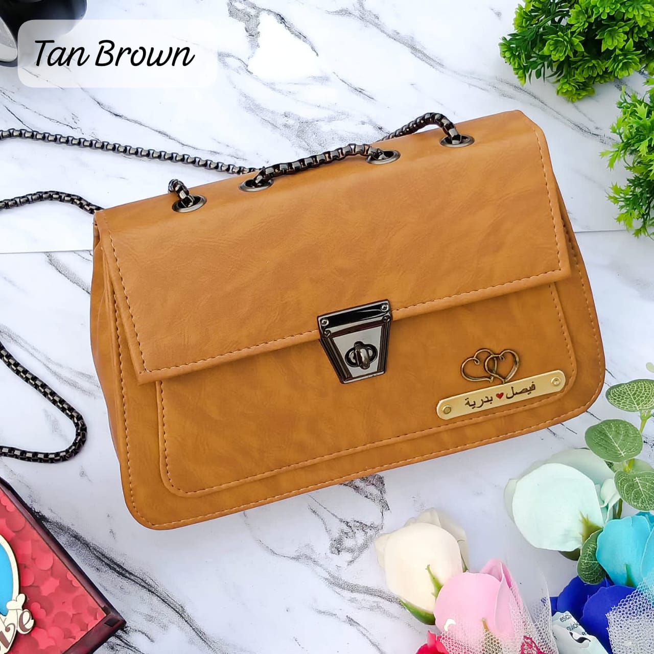 High Quality Imported Leather Sling Bag