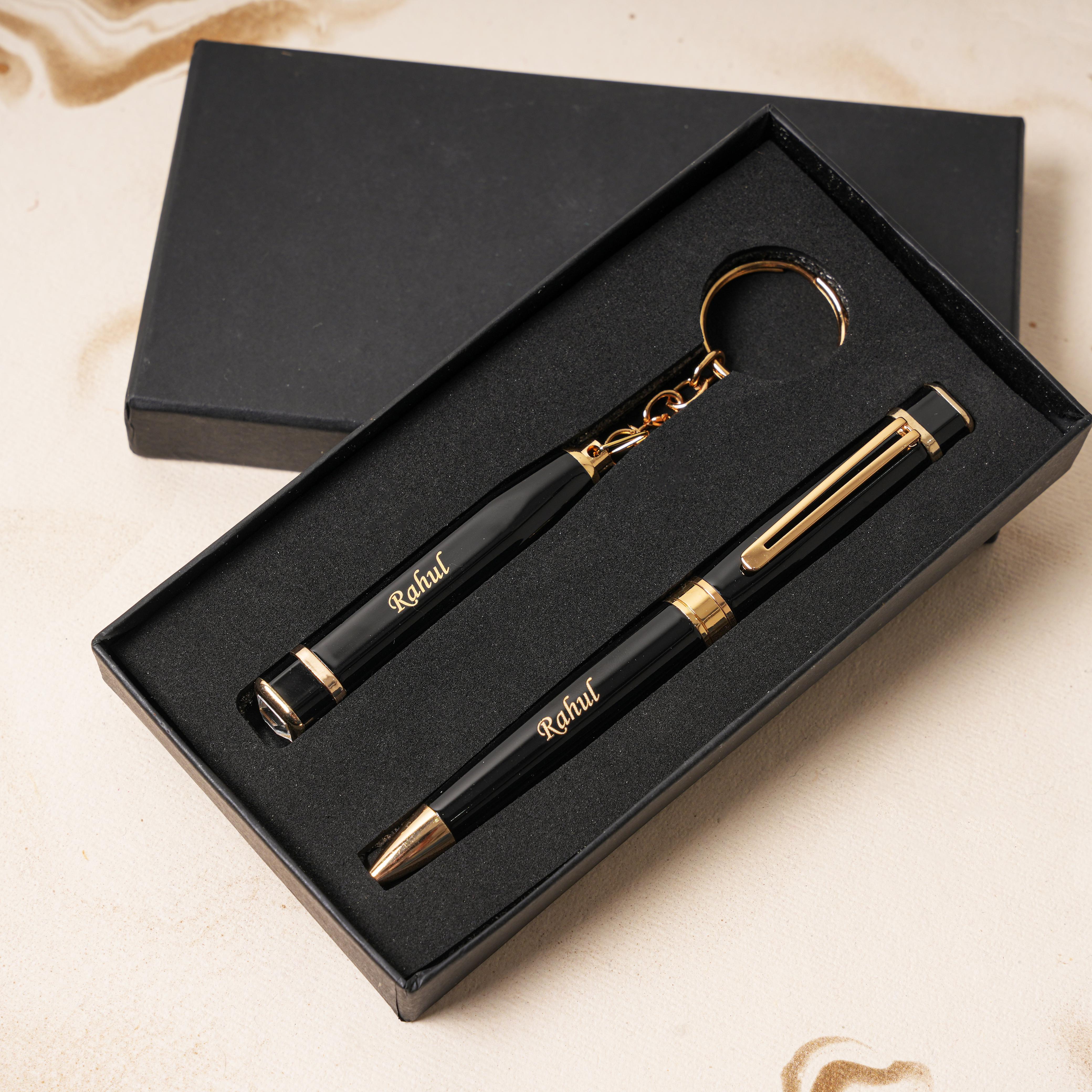 Carrens Pen, Keychain & Pen Drive Set
