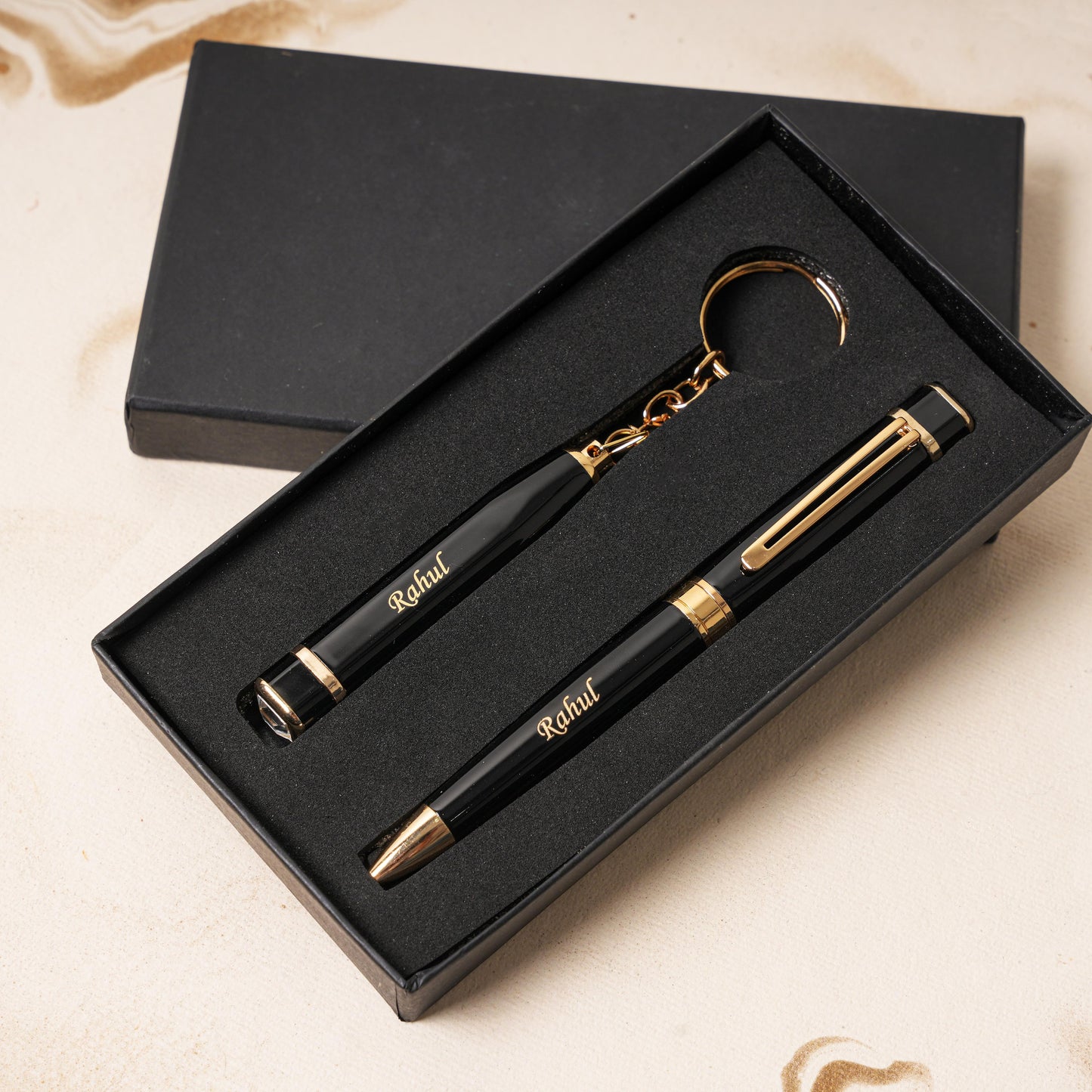 Carrens Pen, Keychain & Pen Drive Set