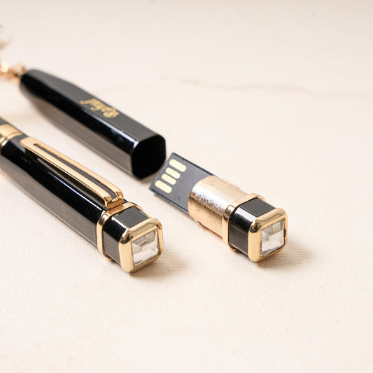 Carrens Pen, Keychain & Pen Drive Set