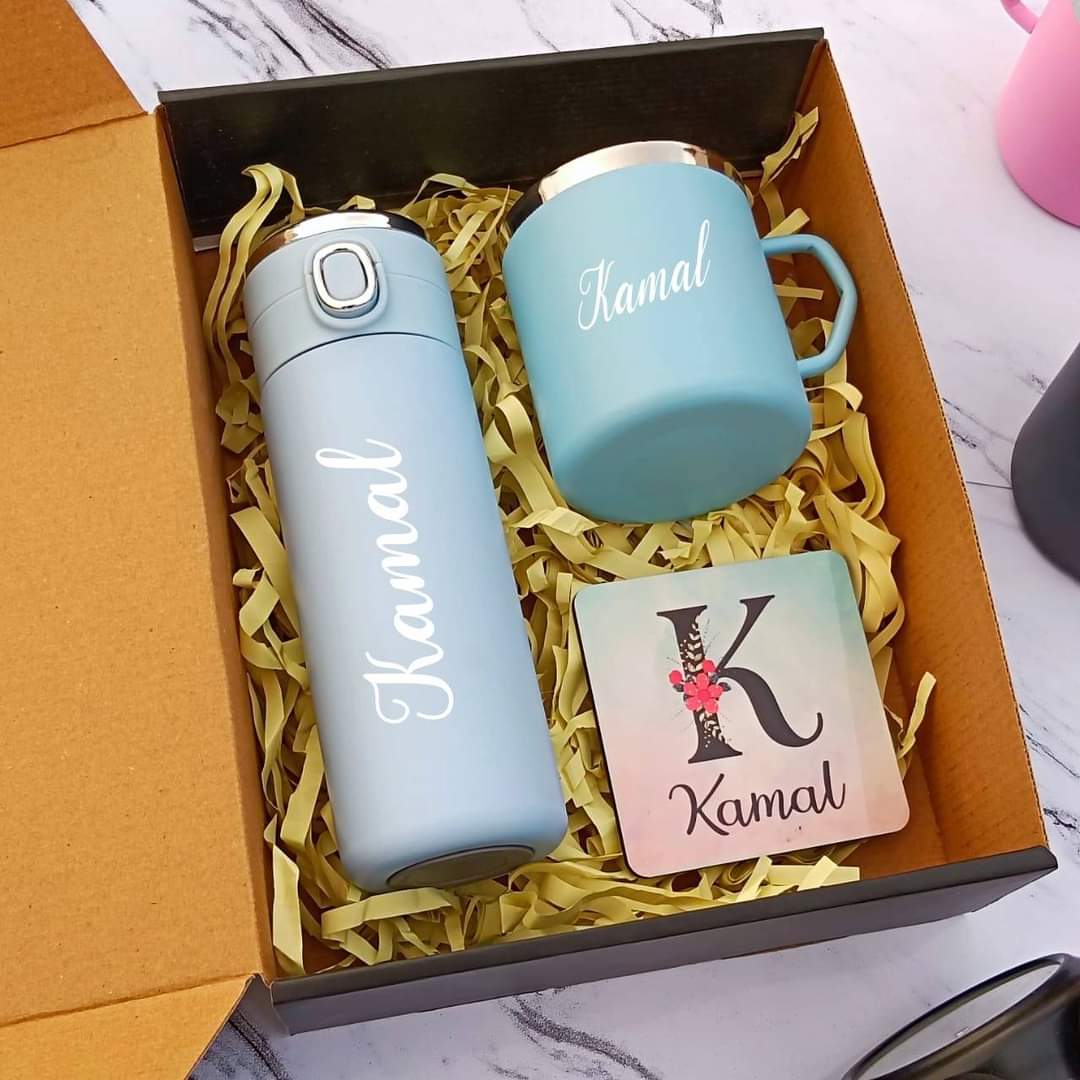 Flask, Mug & Magnet Combo