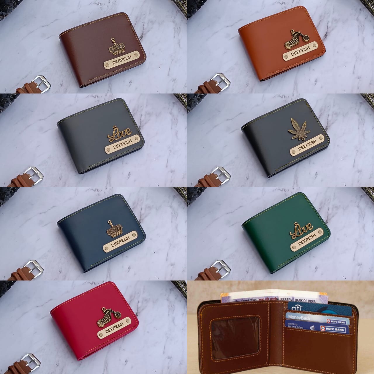 Marble Bottle Hamper For Him