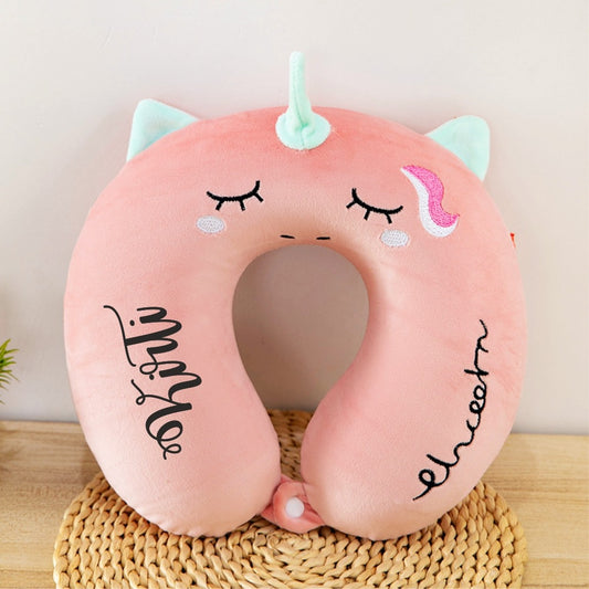 Unicorn Theme Neck Pillow