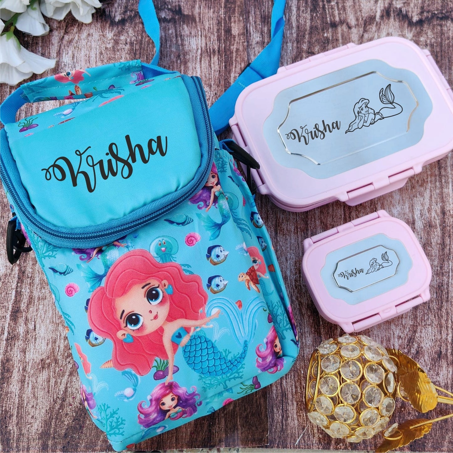 Utility Bag & Steel Lunch Box Combo
