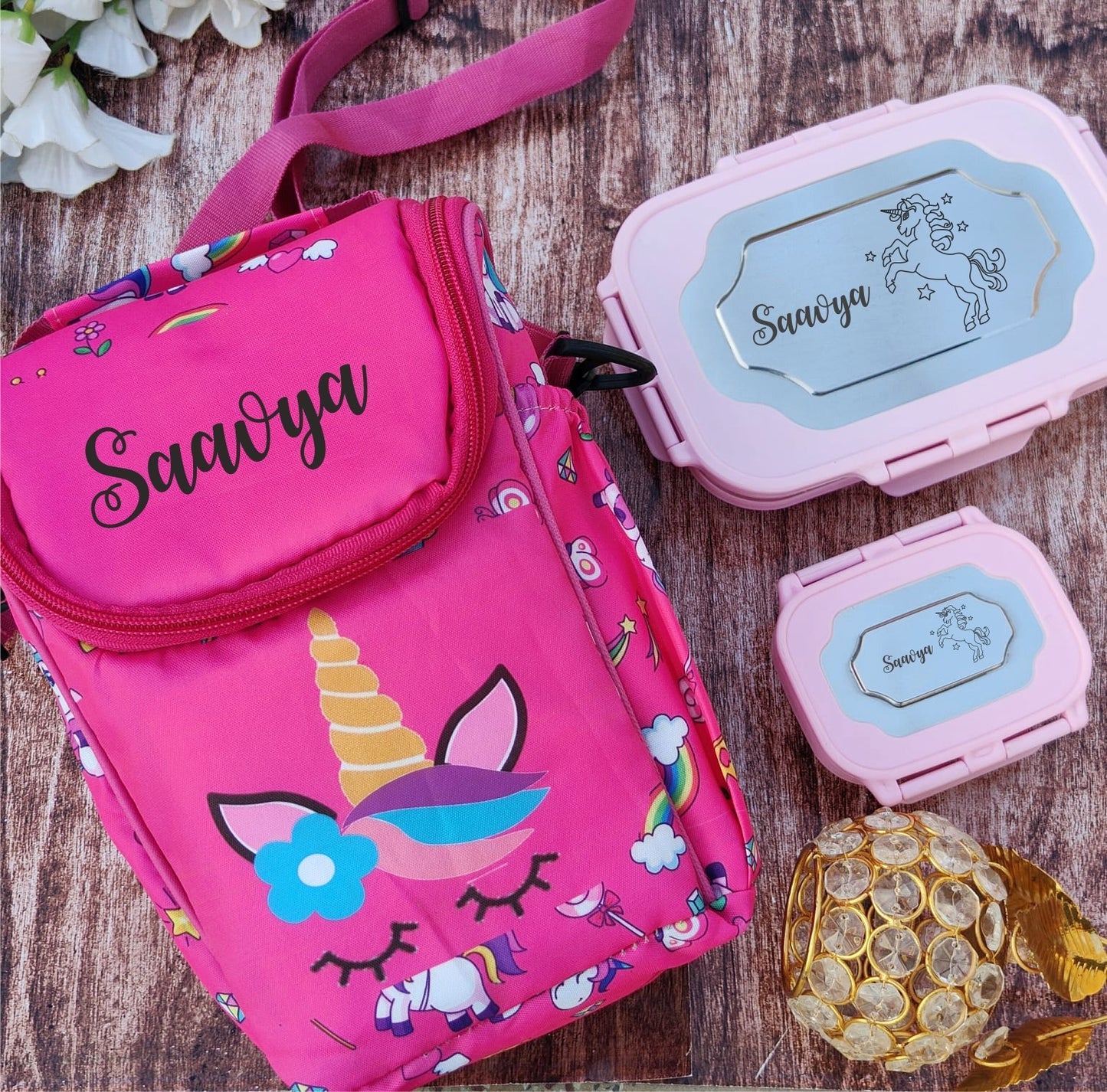 Utility Bag & Steel Lunch Box Combo