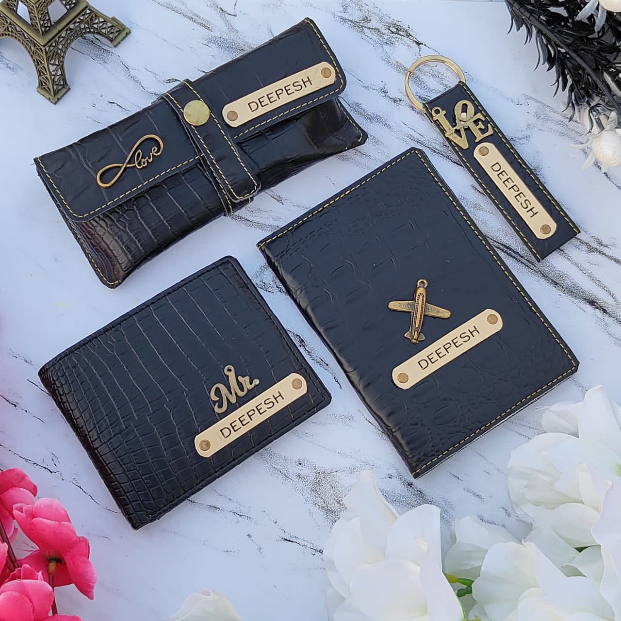 Croc Leather 4 Piece Combo (D)