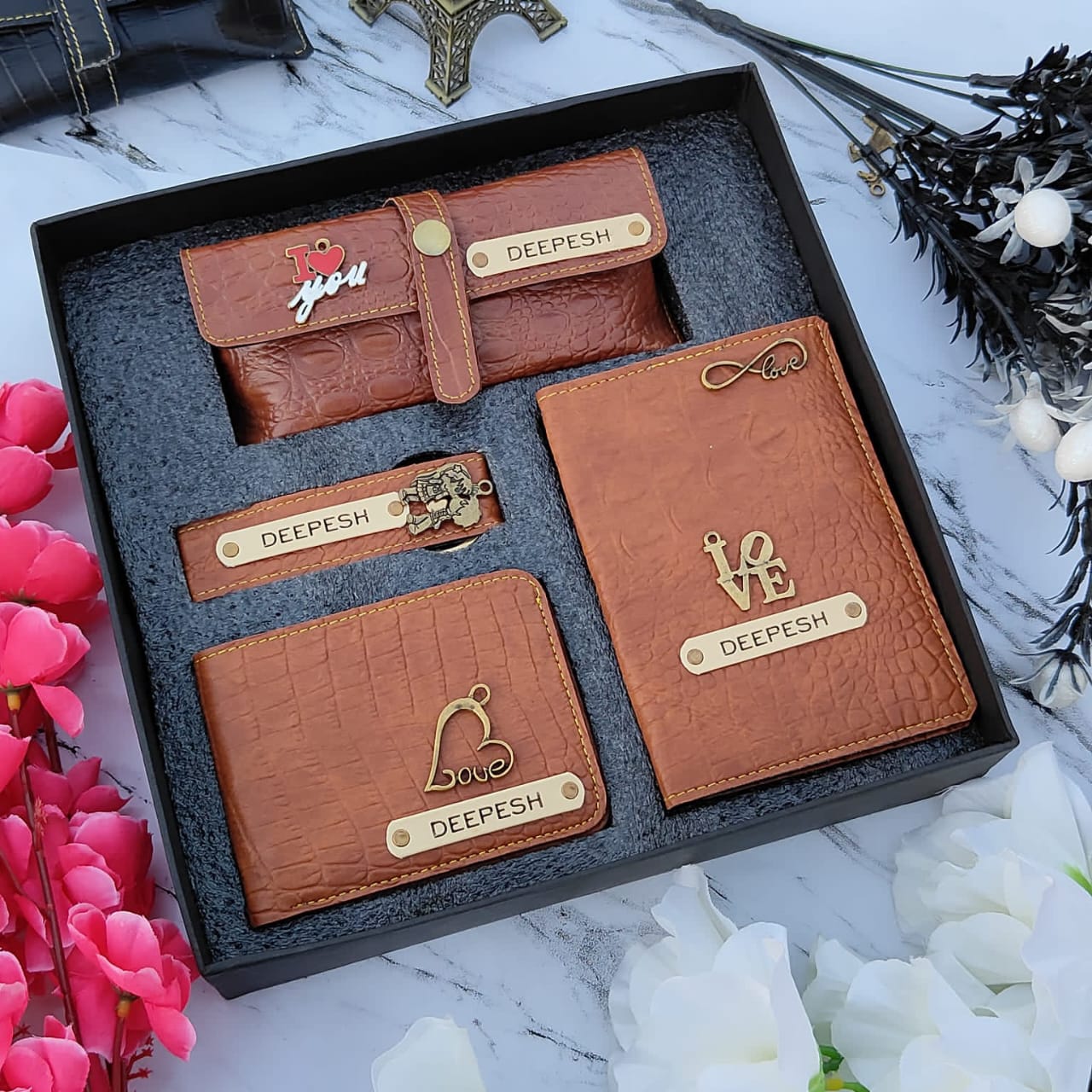 Croc Leather 4 Piece Combo (D)