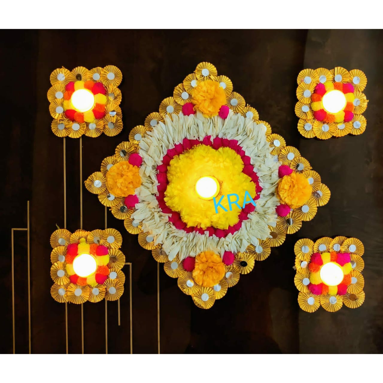 Chakor Mat Rangoli Set