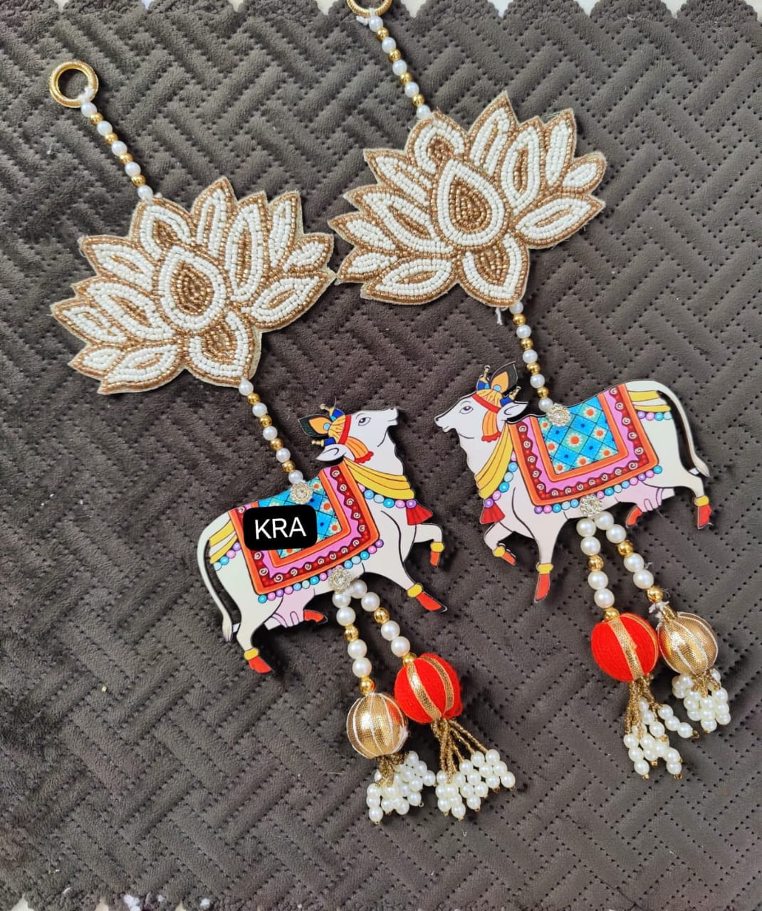 Pichwai Cow Lotus Hanging