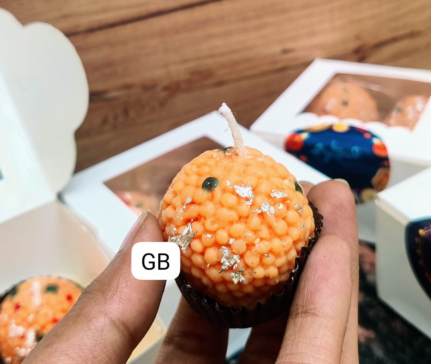 Moti Choor Ke Laddu (Scented Wax Candle)