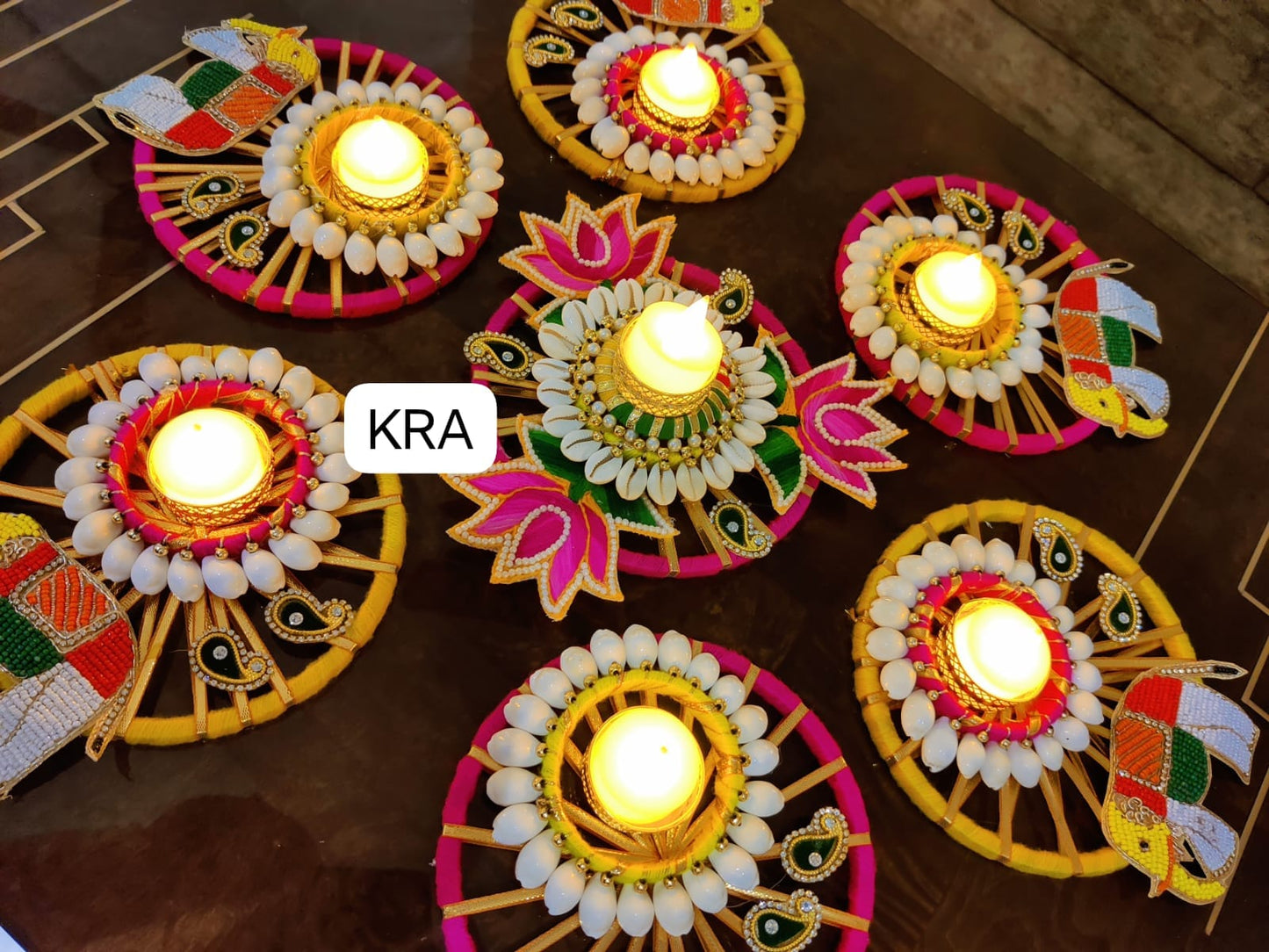 Royal Elephant Rangoli
