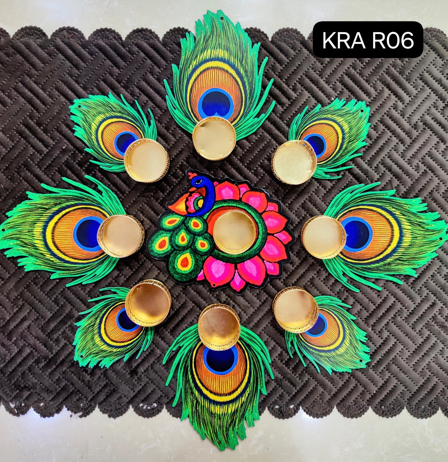 Morpankh Rangoli Set KRA R06