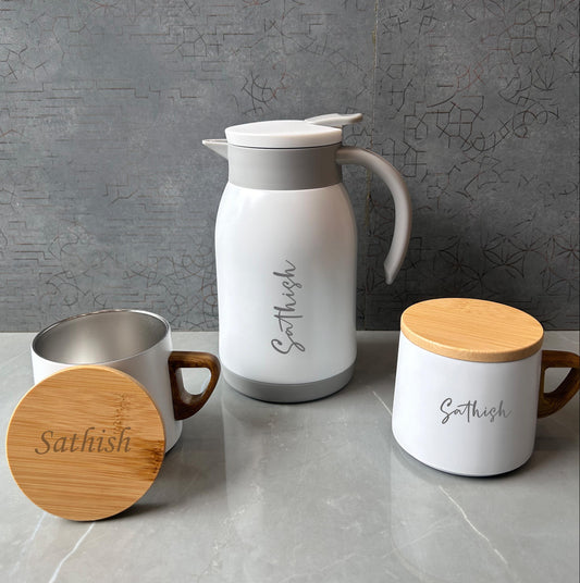 Kettle & 2 Mug Gift Set