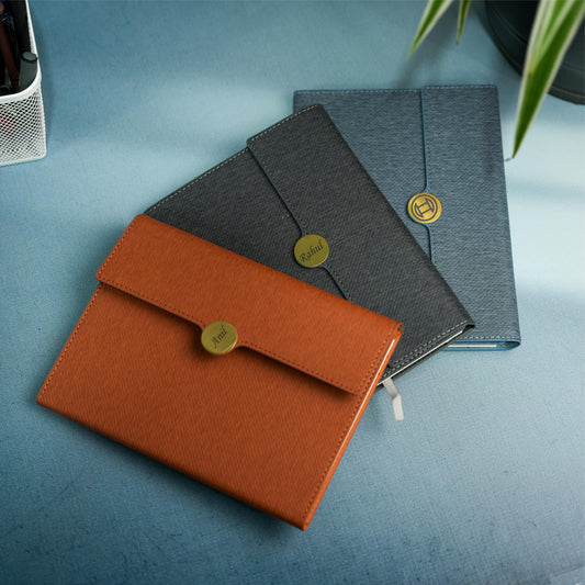 Jute Finish Diary & NEXON Pen Set