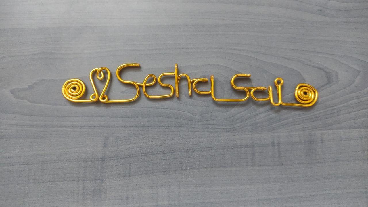 Wire Art Bookmark