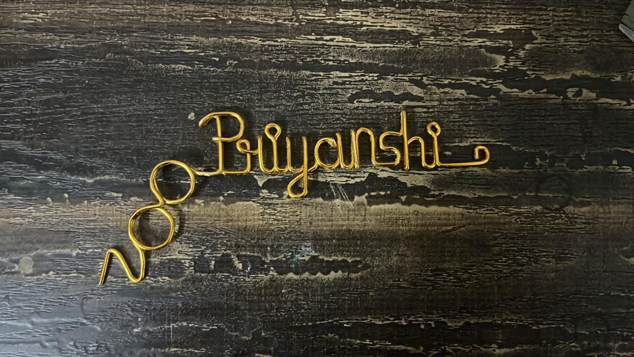 Wire Art Bookmark