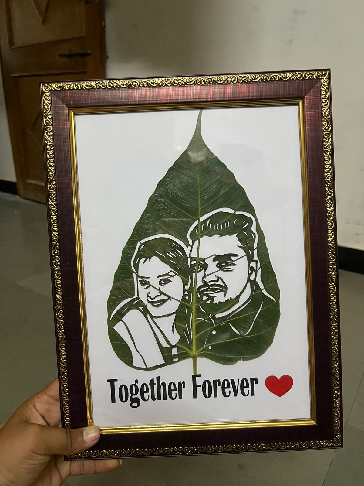 Leaf Art Photo Frame