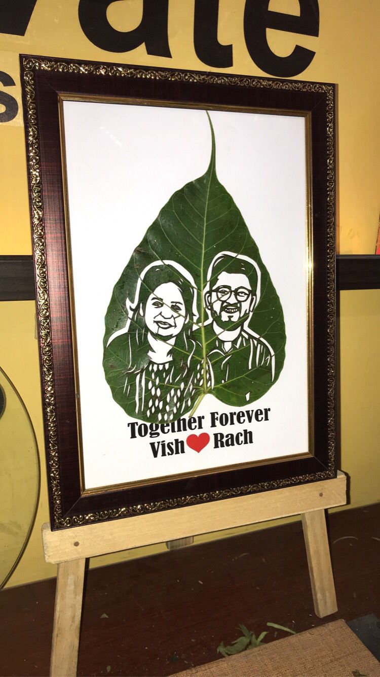 Leaf Art Photo Frame