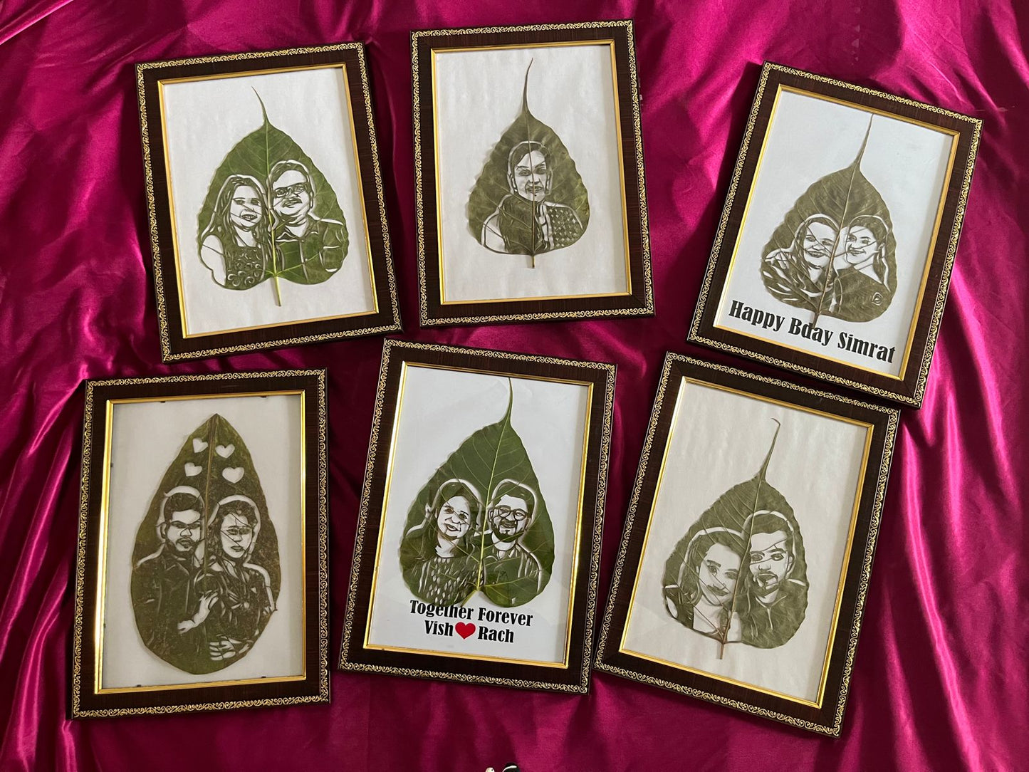 Leaf Art Photo Frame